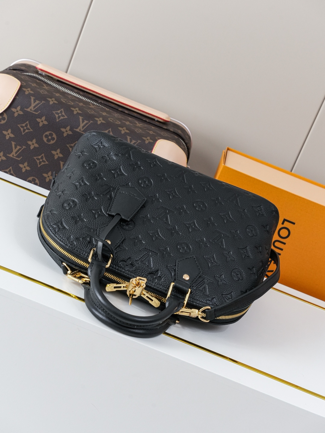 Louis Vuitton Alma PM Monogram Empreinte Handbag - Image 4