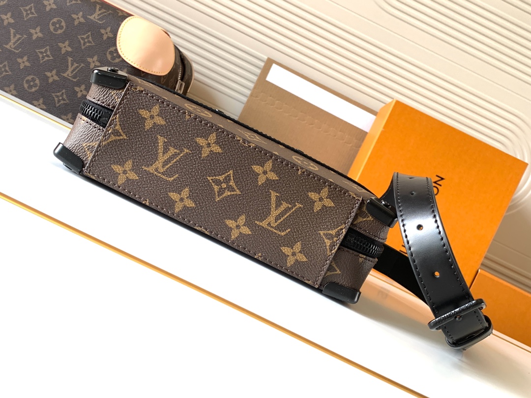 Louis Vuitton Handle Soft Trunk Bag in Monogram Macassar Canvas - Image 4