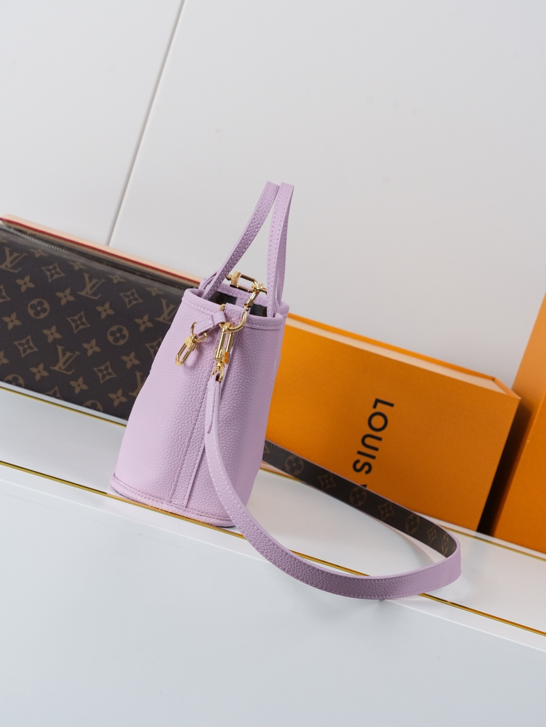 Louis Vuitton Neverfull Inside Out BB Handbag in Purple - Image 4