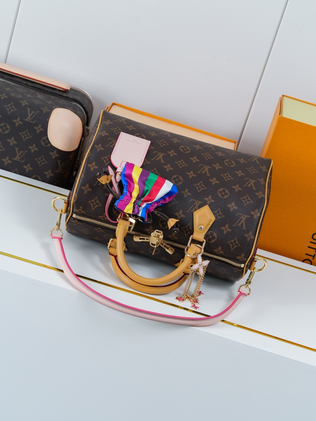 Louis Vuitton Speedy Soft Bandoulière 30 Monogram Handbag - Image 4