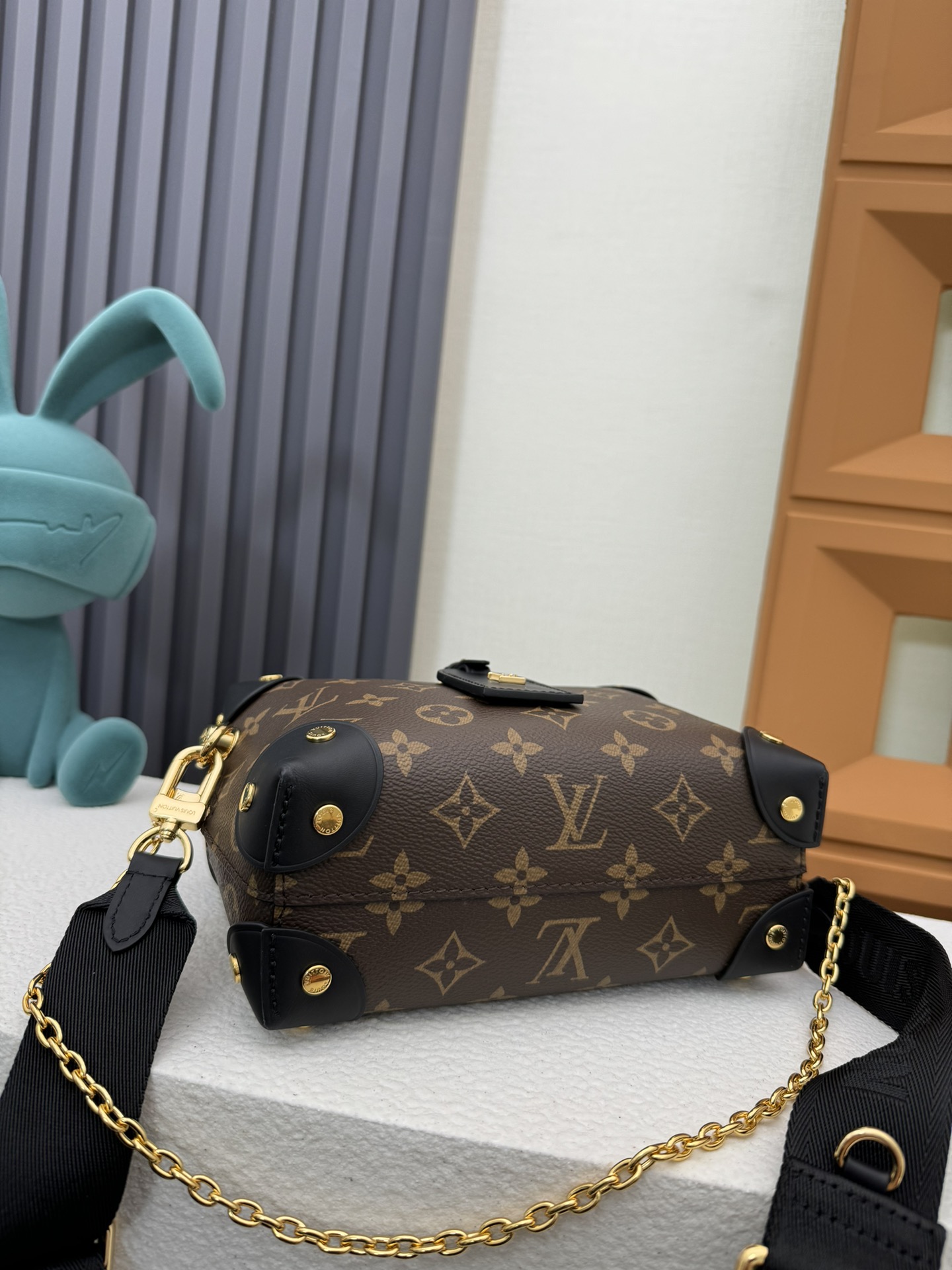 Louis Vuitton Petite Malle Souple Monogram Crossbody Bag - Image 4