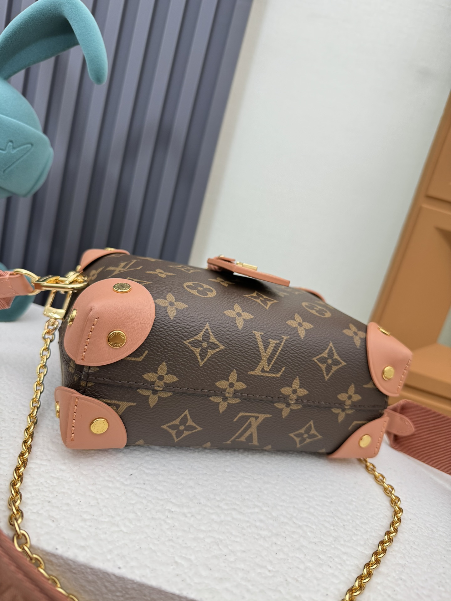 Louis Vuitton Petite Malle Souple Monogram Canvas Crossbody Bag - Image 4