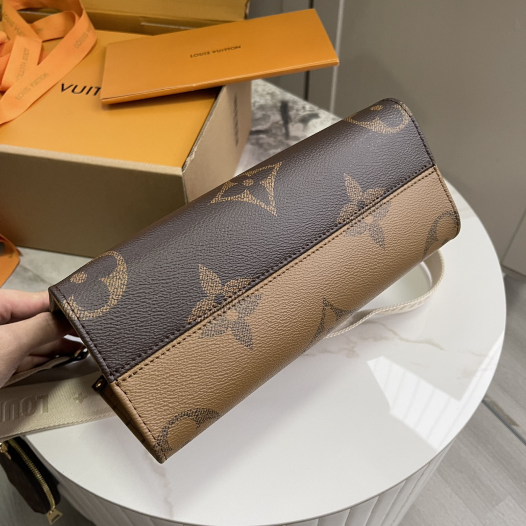 Louis Vuitton OnTheGo PM Monogram Reverse Tote Bag - Image 4