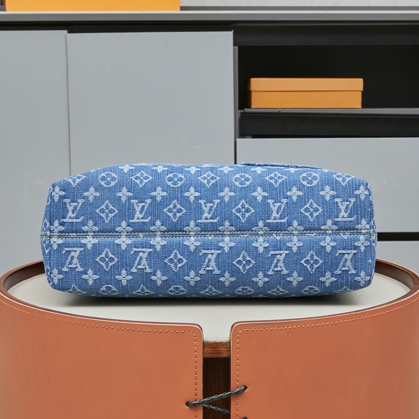 Louis Vuitton Coussin Hobo MM Monogram Denim Bag - Image 4