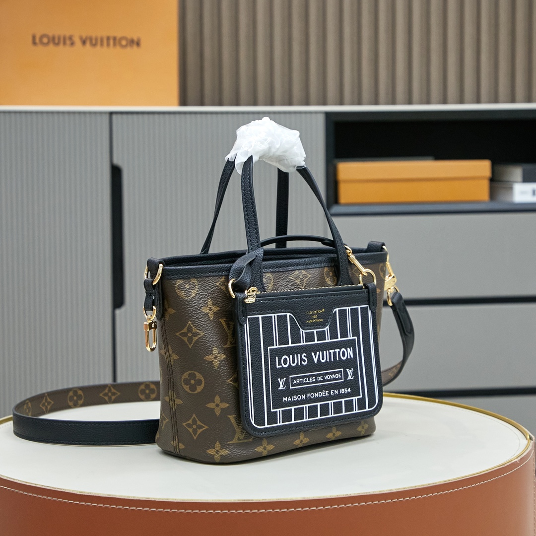 Louis Vuitton Neverfull Bandoulière Inside Out BB Handbag - Image 4