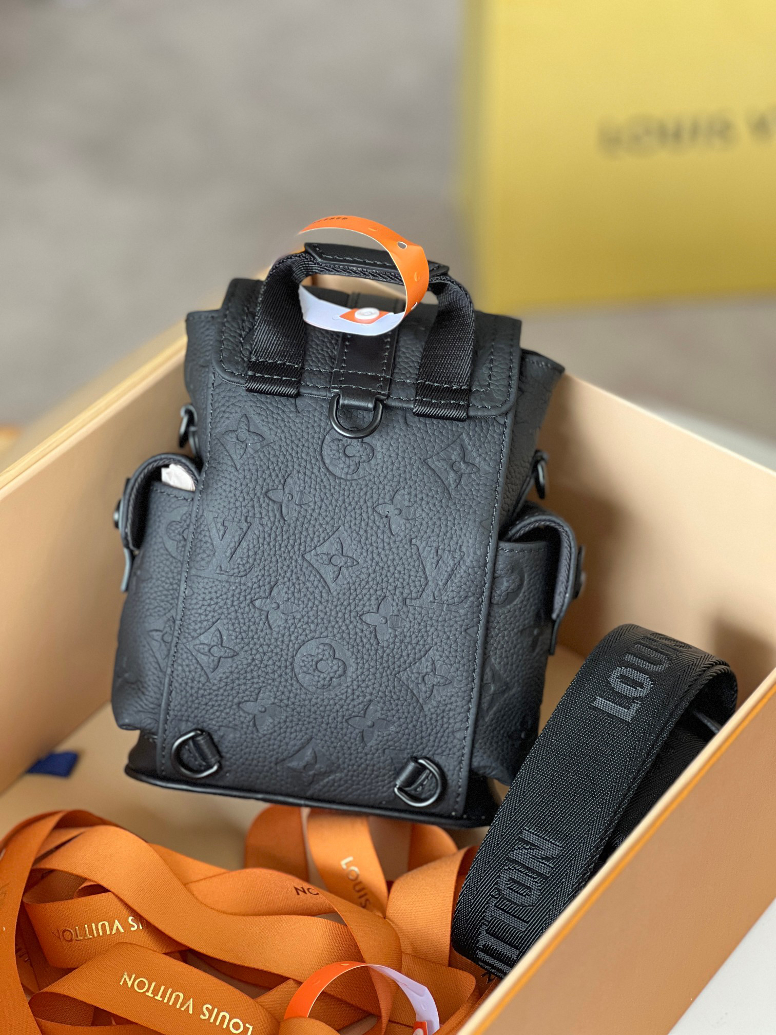 Louis Vuitton Nano Christopher Backpack M83164 Black - Image 4