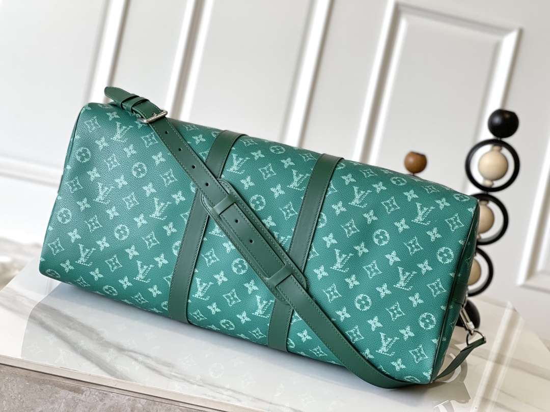 Louis Vuitton M12687 Green Floral Crossbody Bag - Image 4