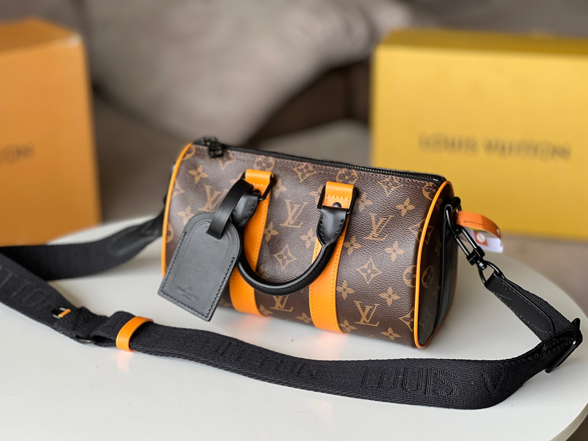 Louis Vuitton Keepall Handbag M46687 in Monogram Taurillon Leather - Image 4