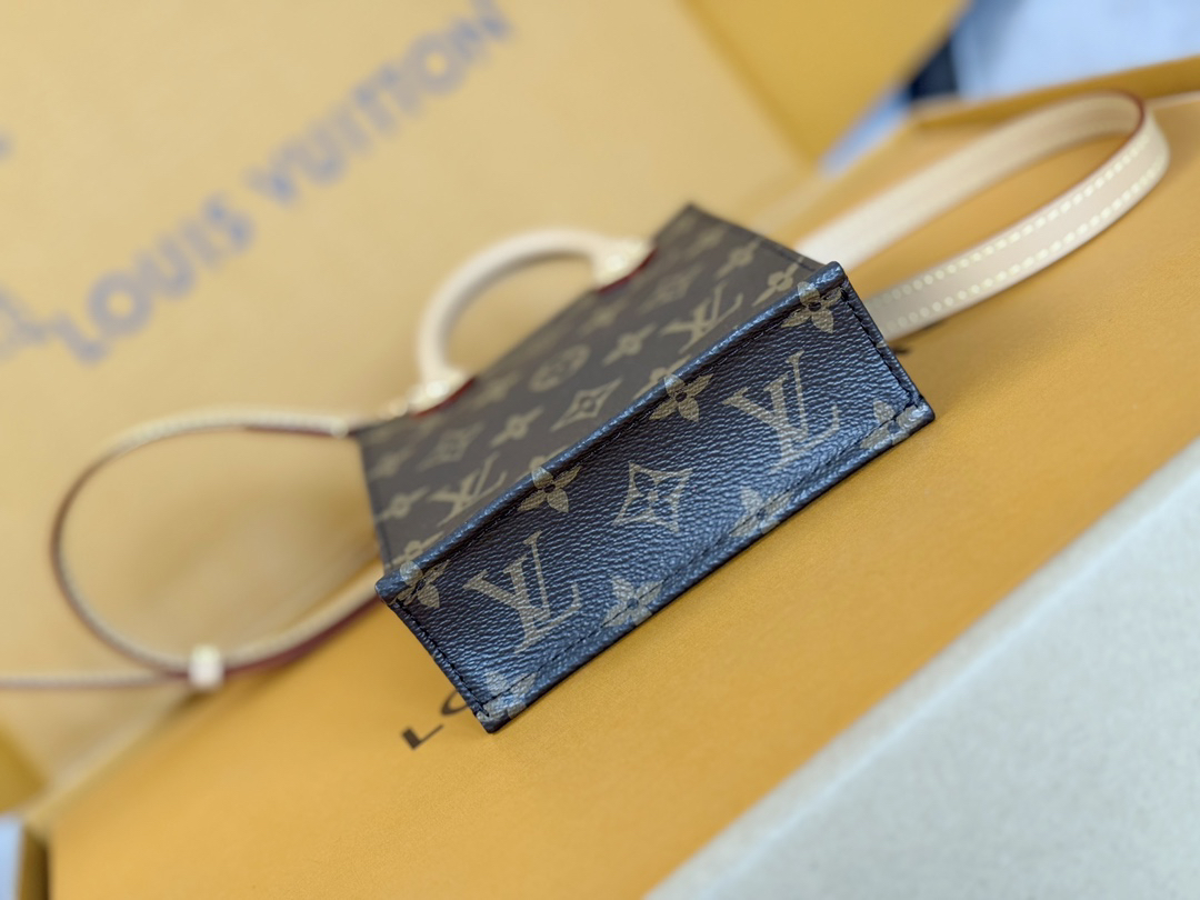Louis Vuitton Petit Sac Plat Monogram Canvas Bag - Image 4