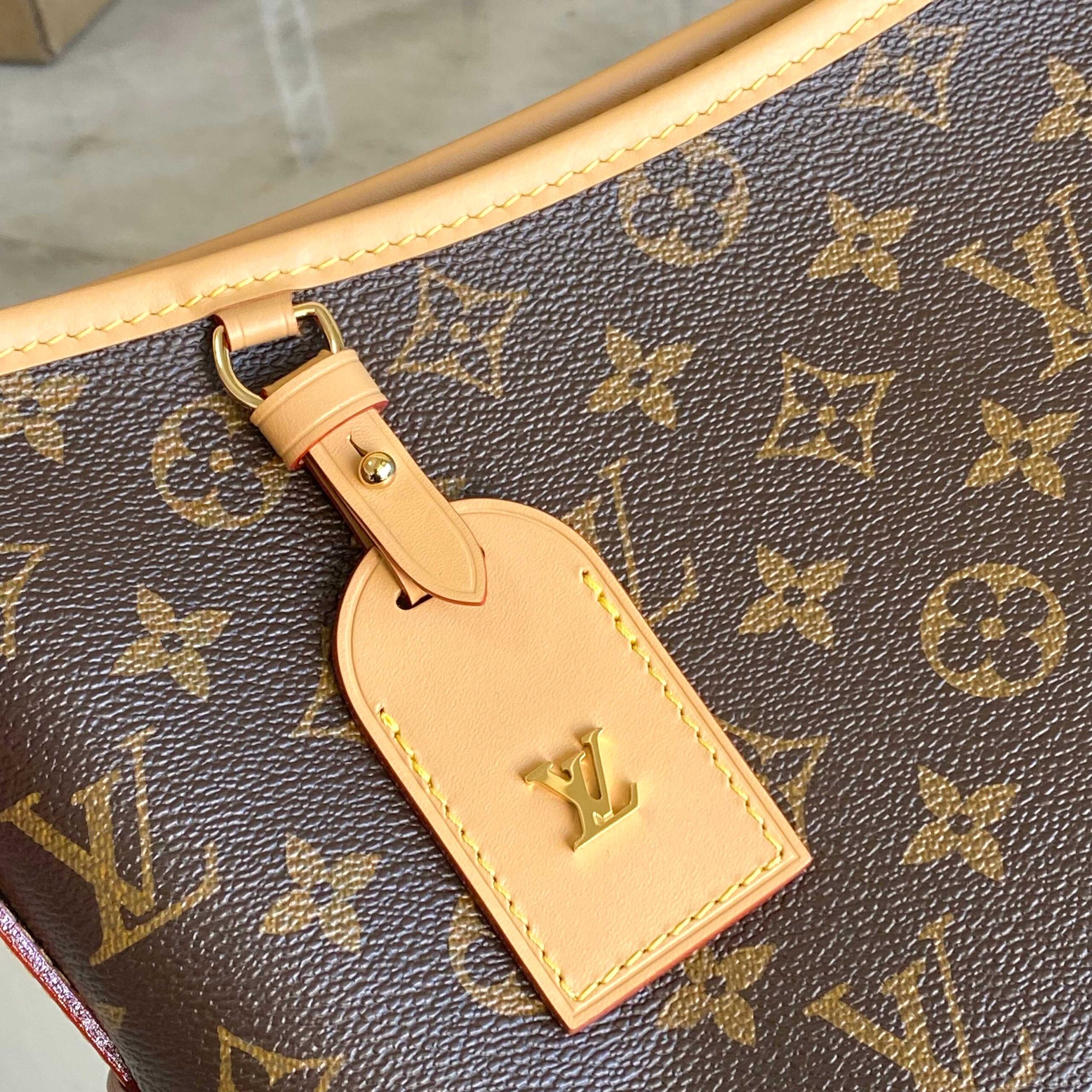 CarryAll East West Monogram Canvas and Leather Shoulder Bag - Image 4