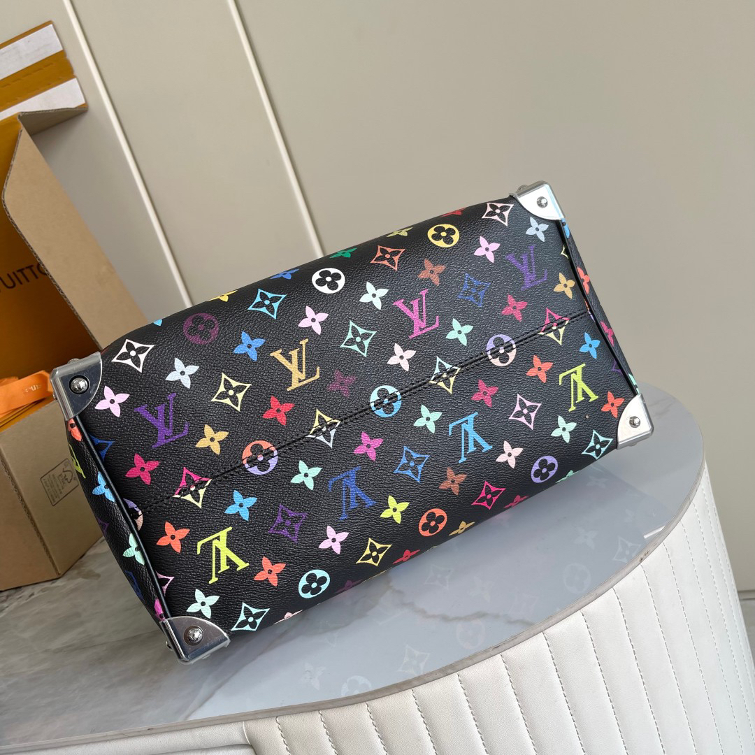 Louis Vuitton x Takashi Murakami Speedy Soft 30 Handbag - Image 4