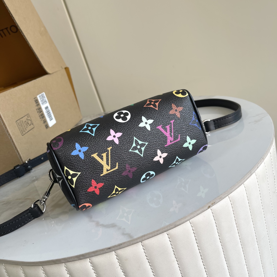 Louis Vuitton x Takashi Murakami Nano Speedy Crossbody Bag - Image 4