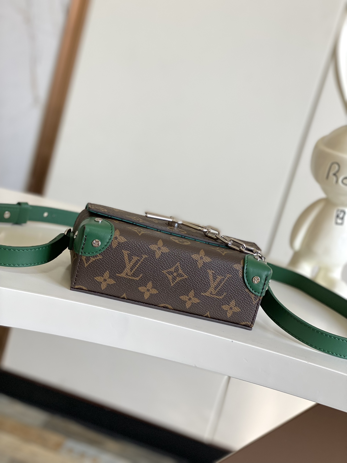 Louis Vuitton Steamer Mini Crossbody Bag in Monogram Eclipse Canvas - Image 4