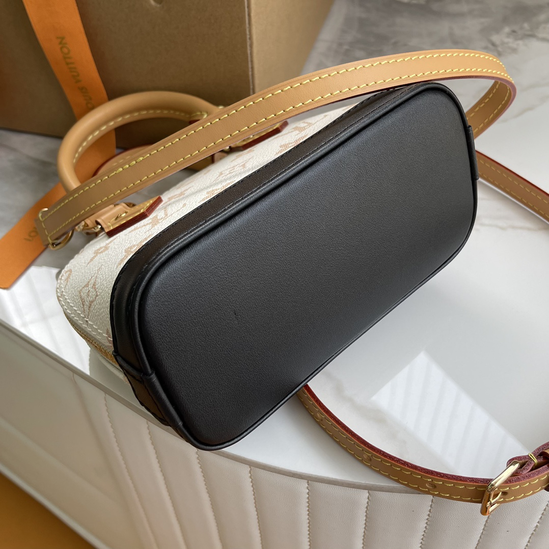 Louis Vuitton Nano Alma Handbag in Monogram Dune Canvas - Image 4