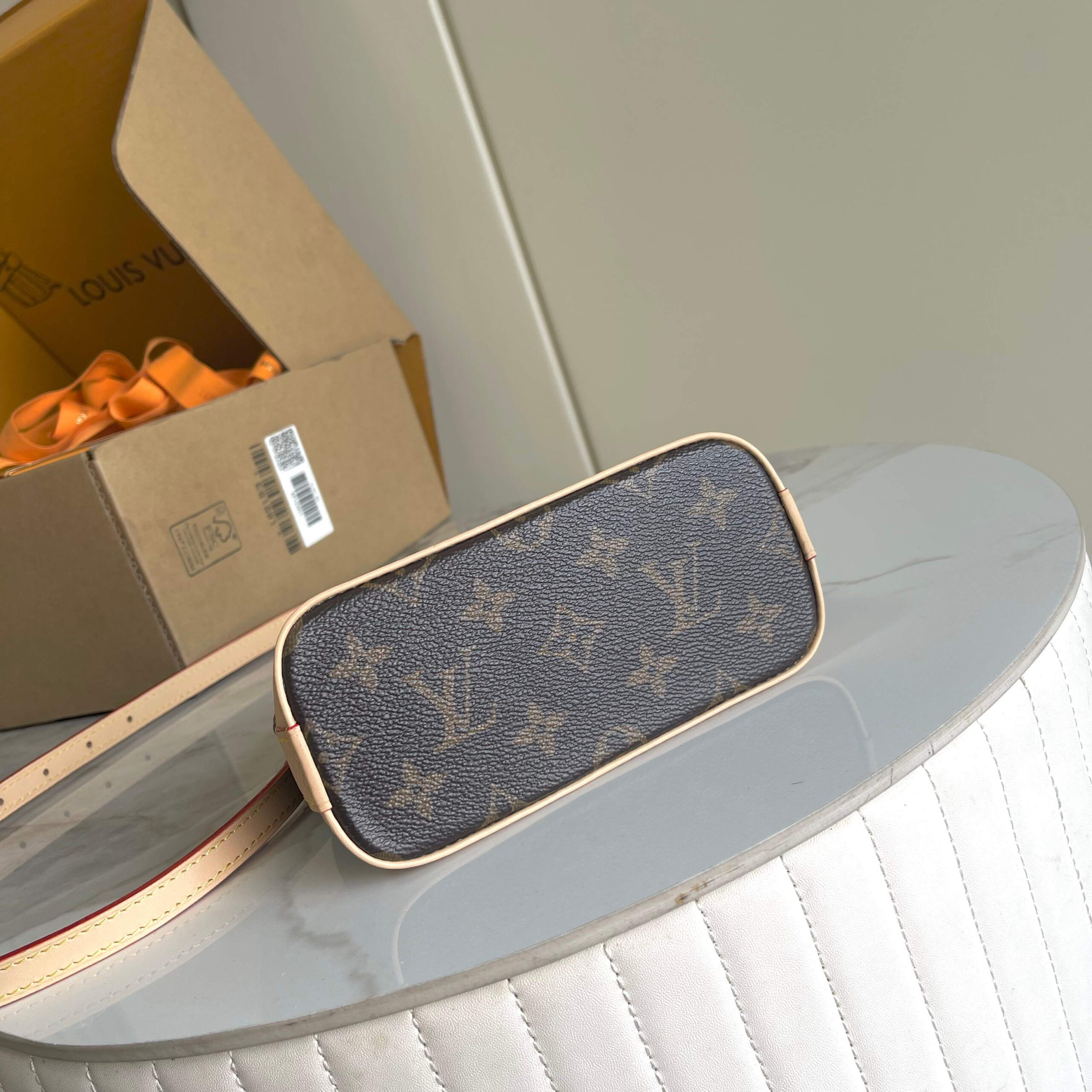 Louis Vuitton Nano Alma Cherry Monogram Handbag - Image 4