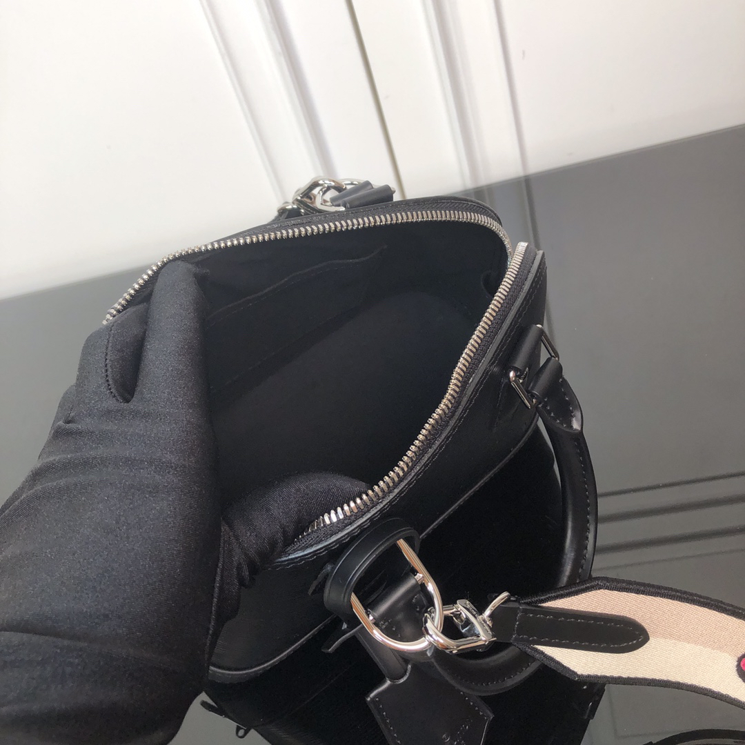Louis Vuitton Alma BB Handbag M59217 in Black Epi Leather - Image 4