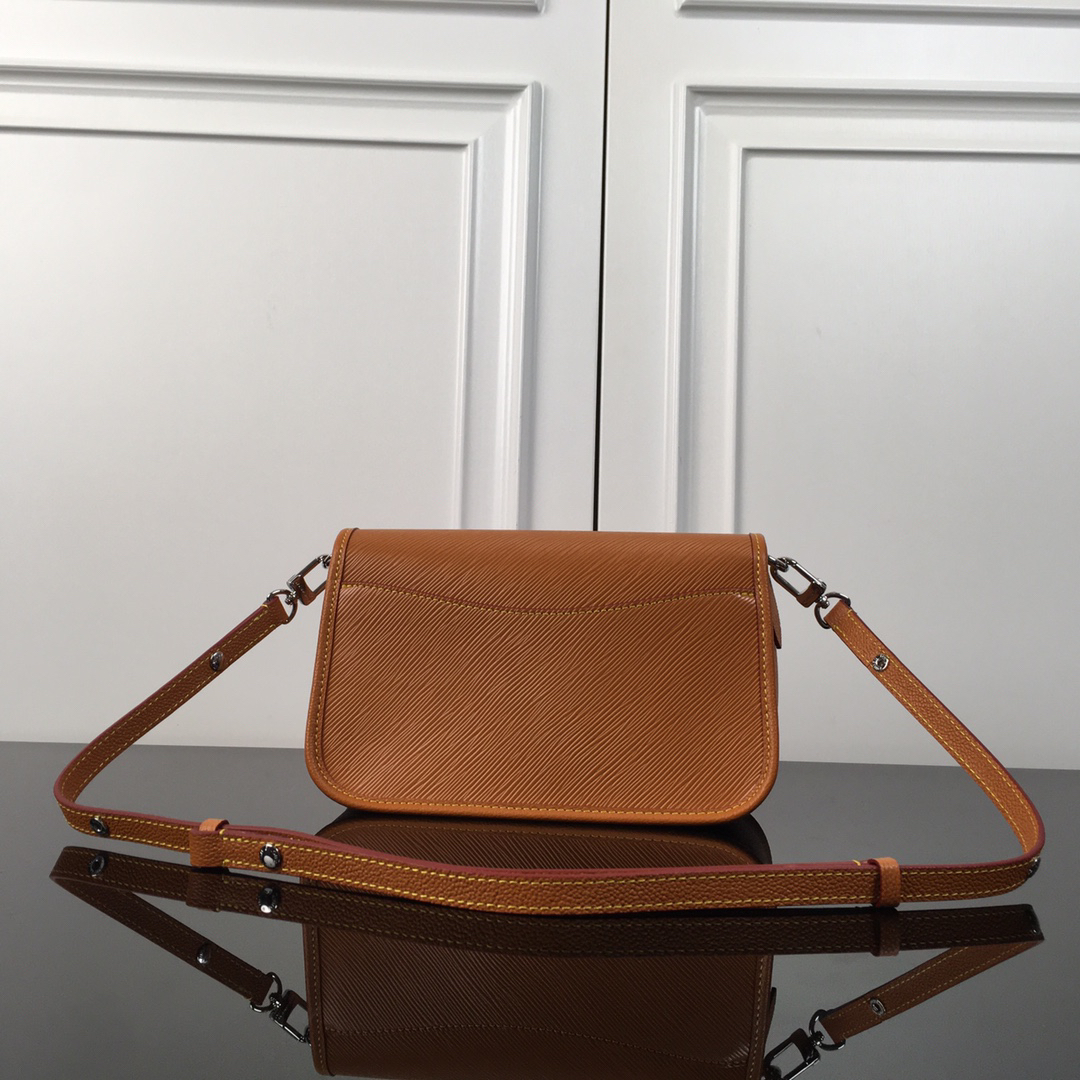 Louis Vuitton Buci Epi Leather Crossbody Bag - Brown - Image 4