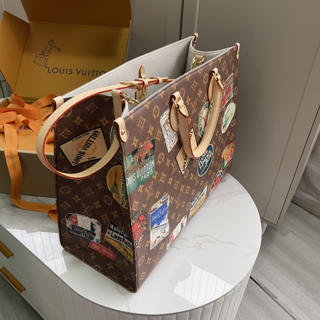 Louis Vuitton OnTheGo Voyage Tote Bag - Image 4
