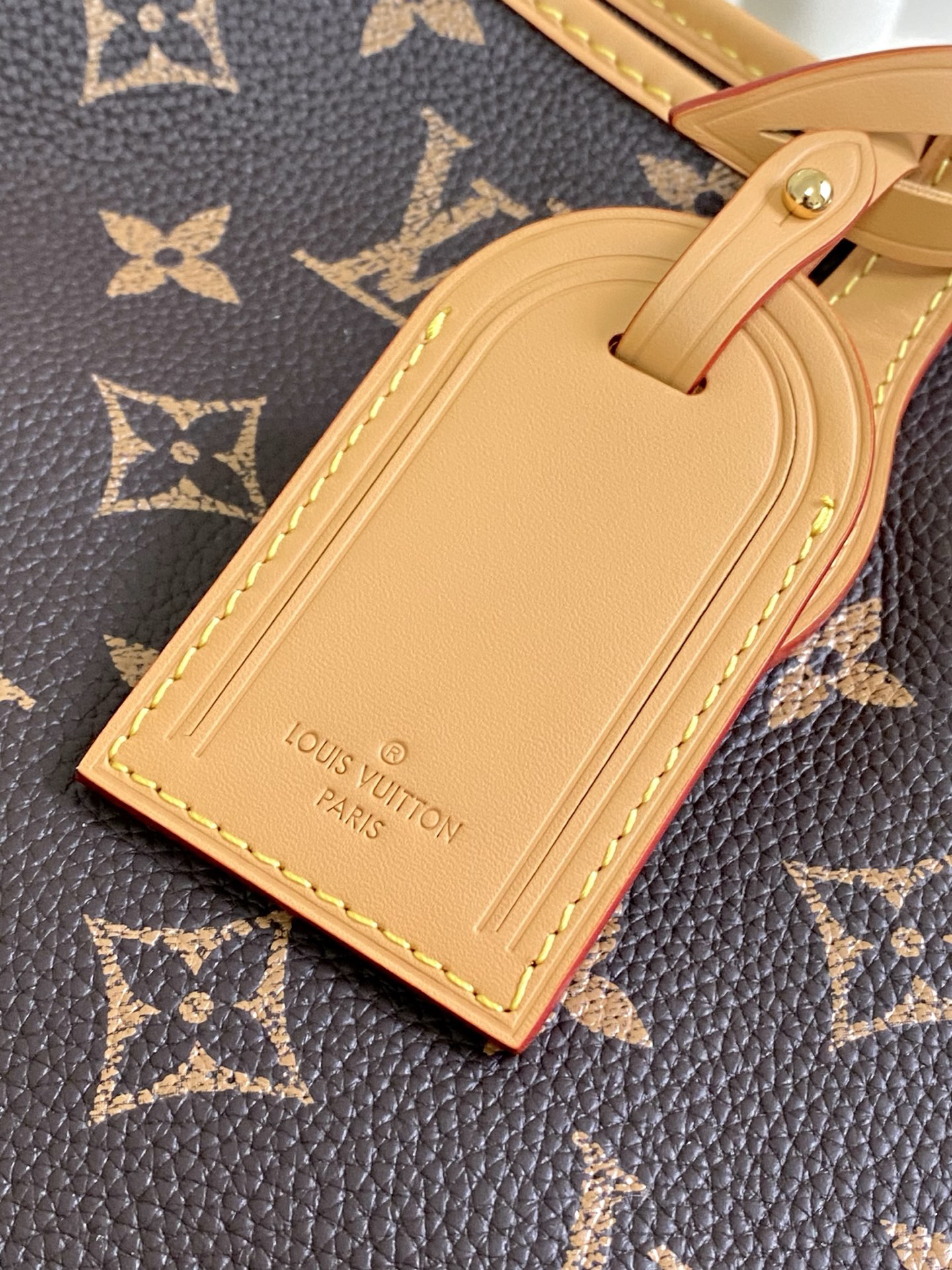 Nevereverfull Monogram Leather Tote Bag - Image 4