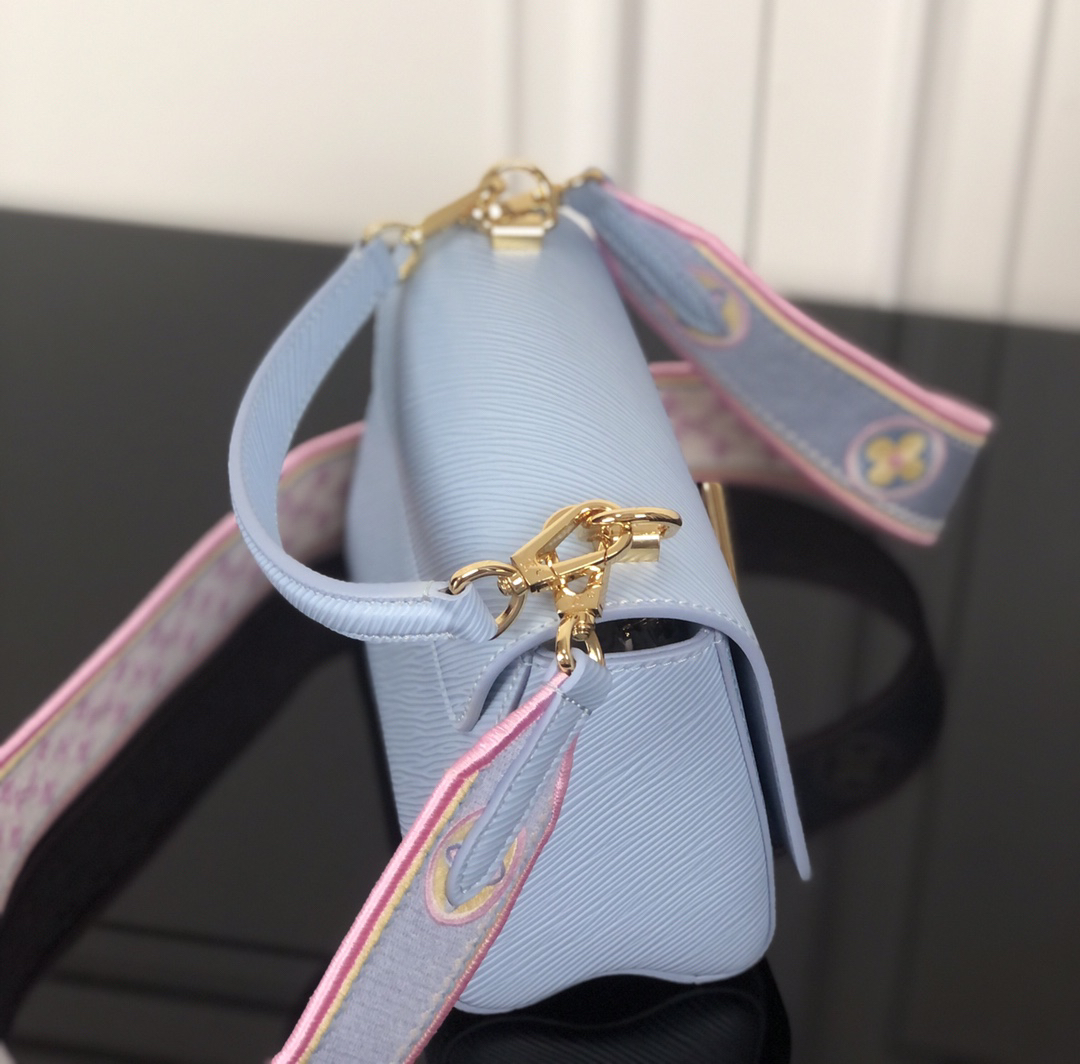 Louis Vuitton Twist Small Shoulder Bag in Powder Blue - Image 4