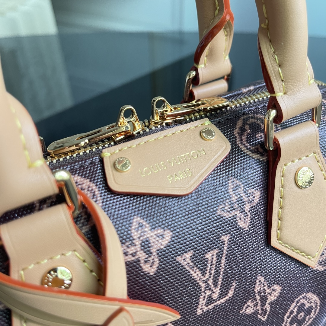 Louis Vuitton Speedy Trunk 20 Monogram Origine Handbag - Image 4