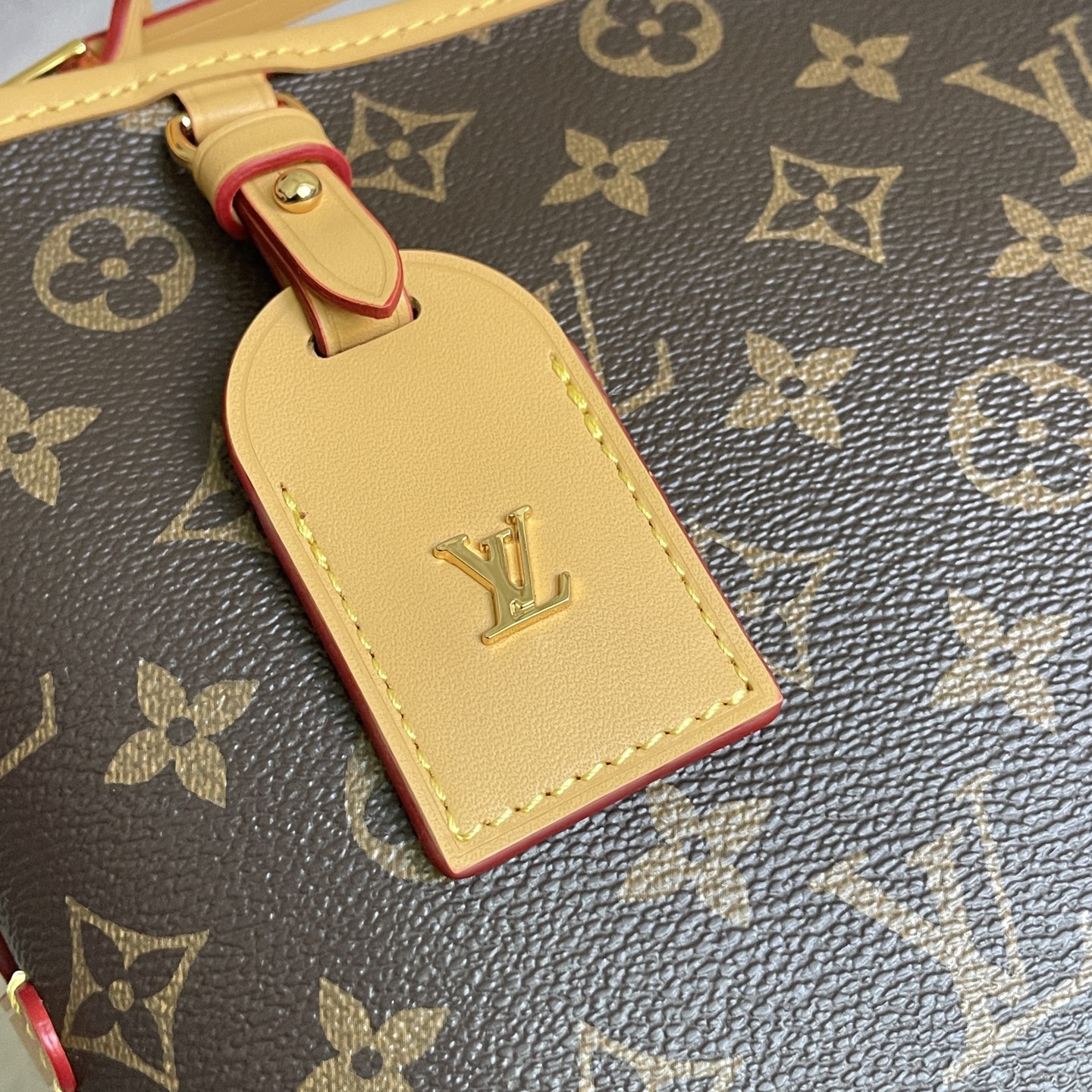 CarryAll East West Handbag in Monogram Canvas and Leather Trim - Image 4