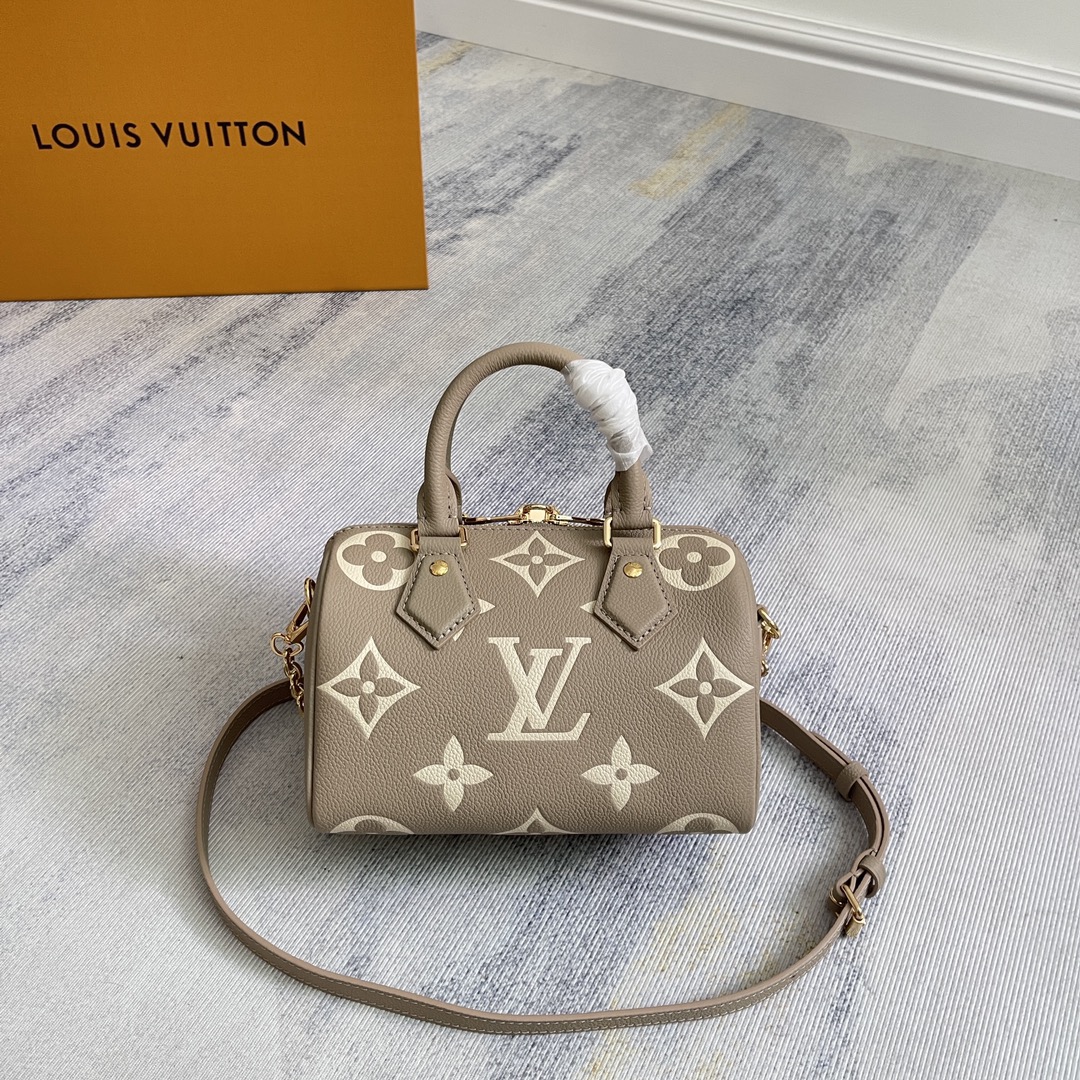 Louis Vuitton Speedy Bandoulière 20 Monogram Empreinte Leather Handbag - Image 4