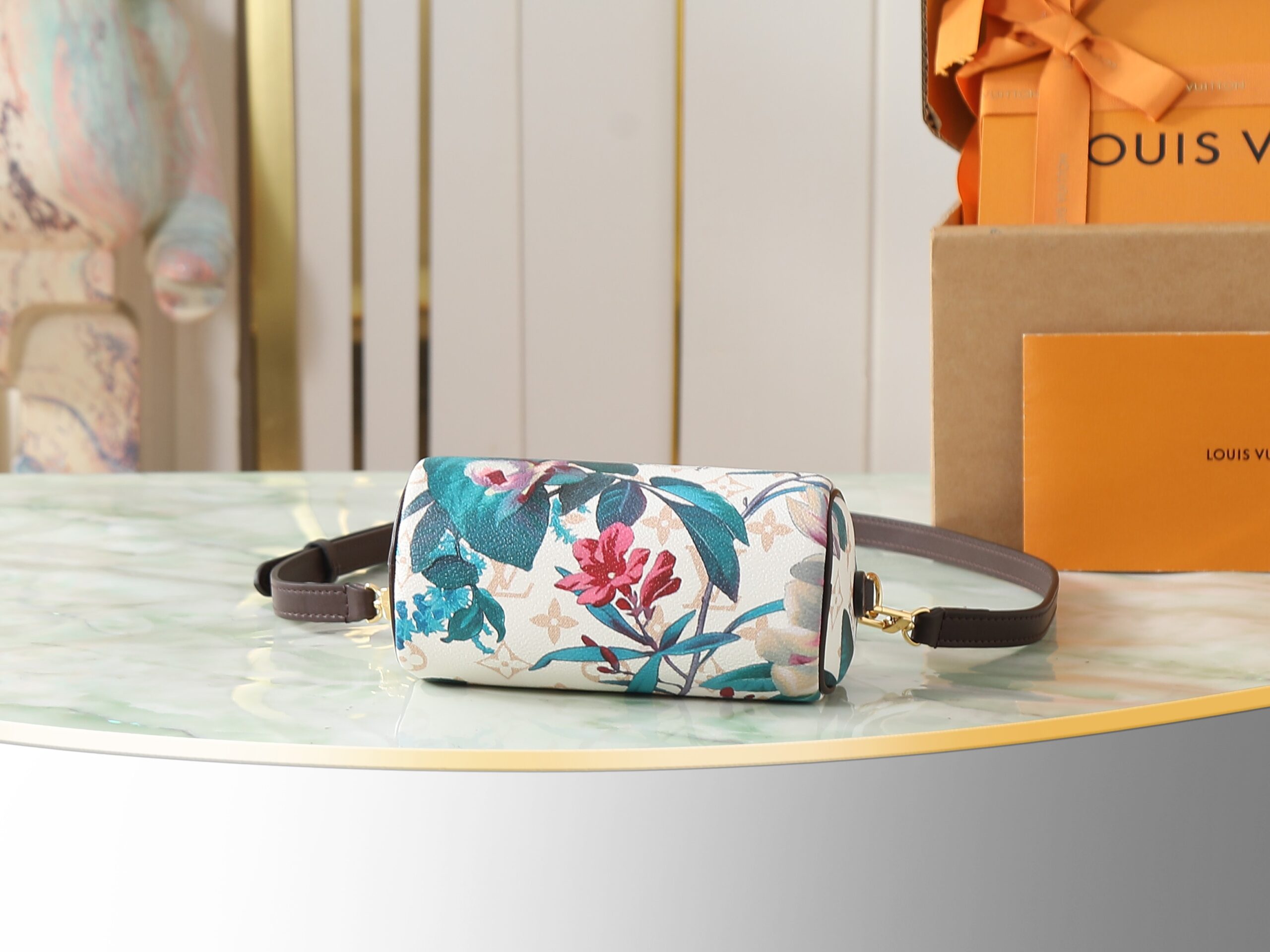 Louis Vuitton Nano Speedy Handbag in Monogram Eden - Image 4