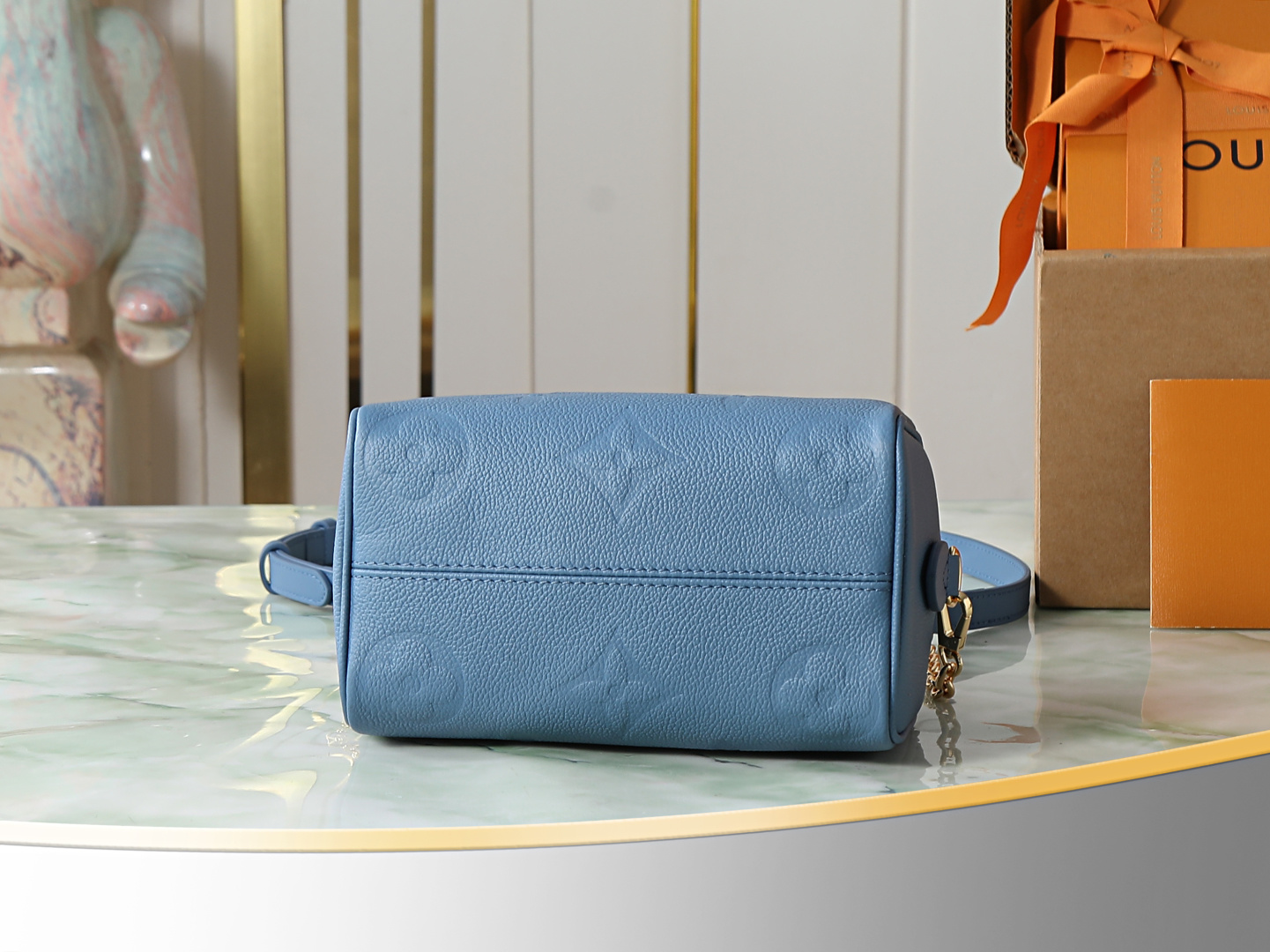 Louis Vuitton Speedy Bandoulière 20 Monogram Empreinte Leather Bag - Image 4