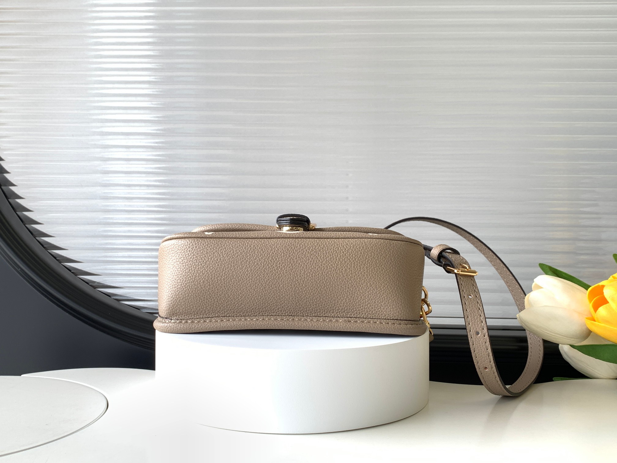 Nano Diane Monogram Empreinte Leather Crossbody Bag – M83300 Apricot - Image 4