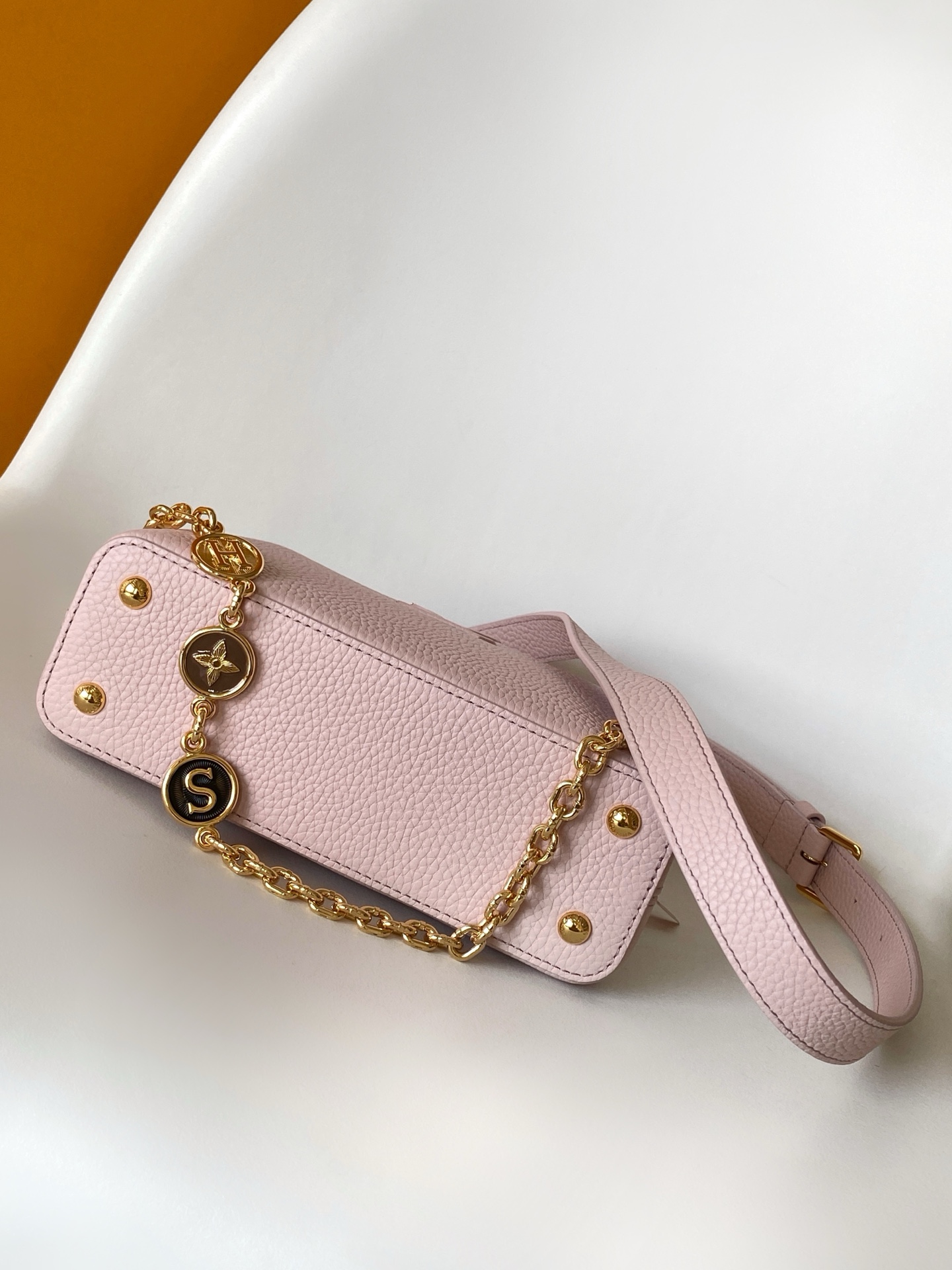 Louis Vuitton Capucines Custom Leather Crossbody Bag - Image 4
