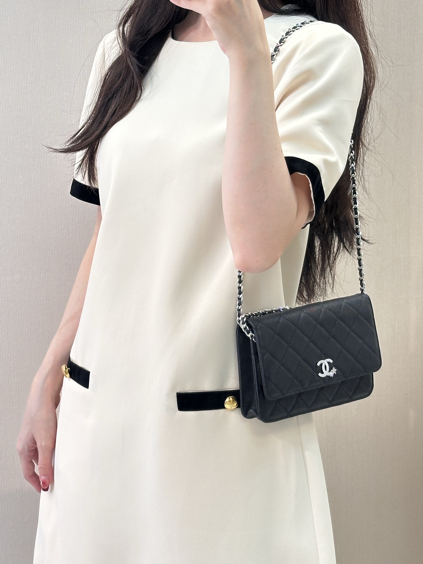 Chanel WOC Wallet on Chain Crossbody Bag - Image 4