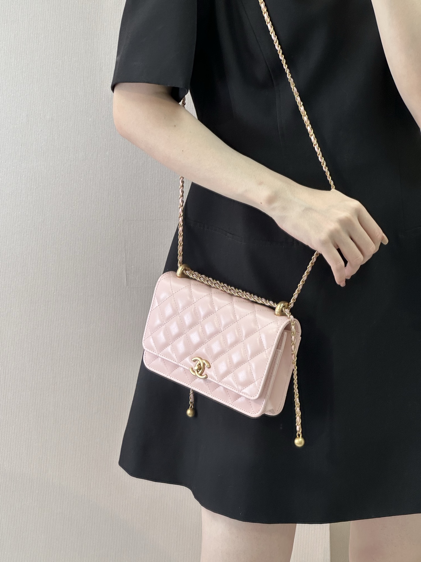 Leather WOC Chain Shoulder Bag 2289 - Image 4