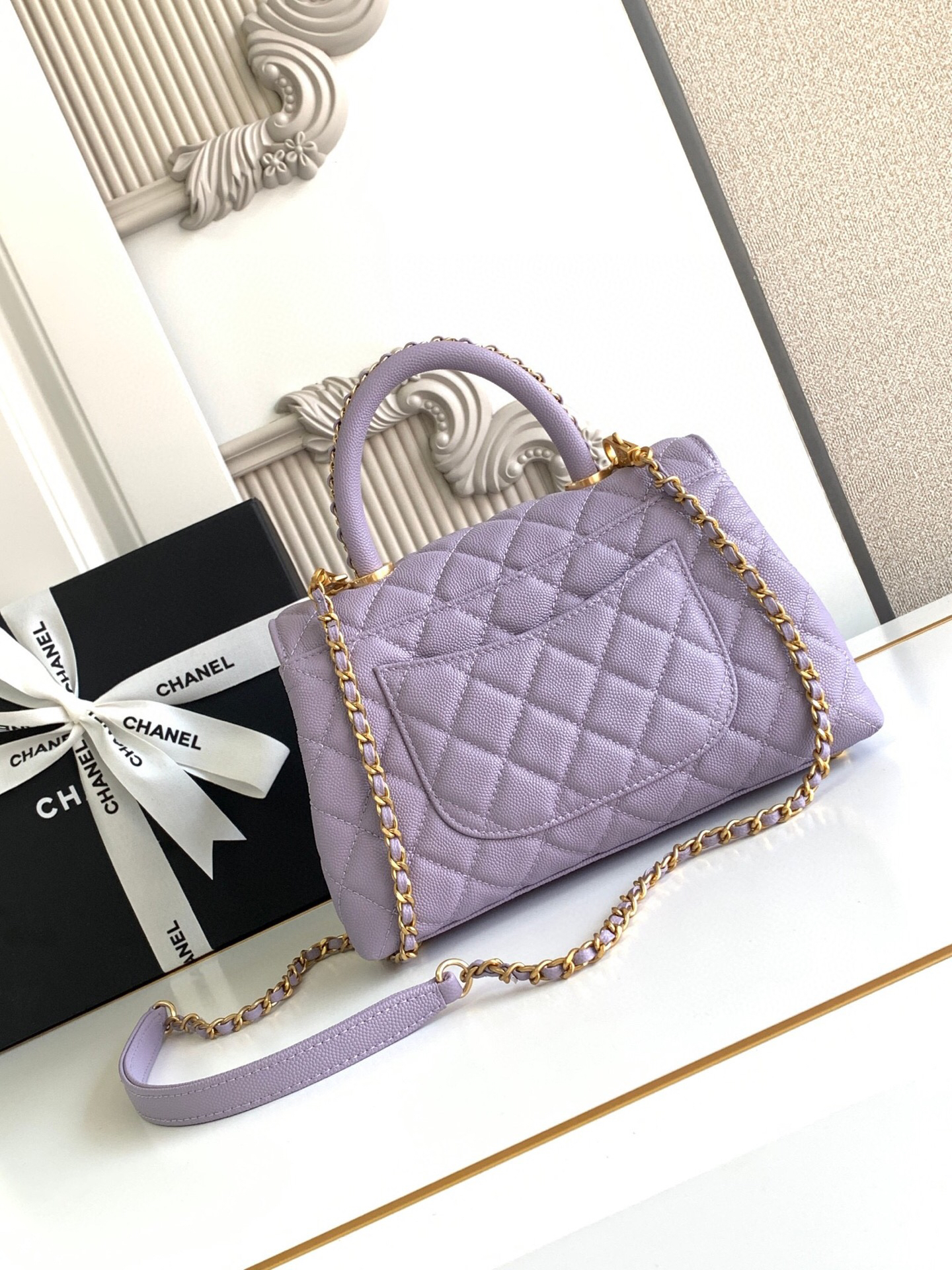 Chanel Coco Handle Mini Flap Top Handle Bag - Image 4