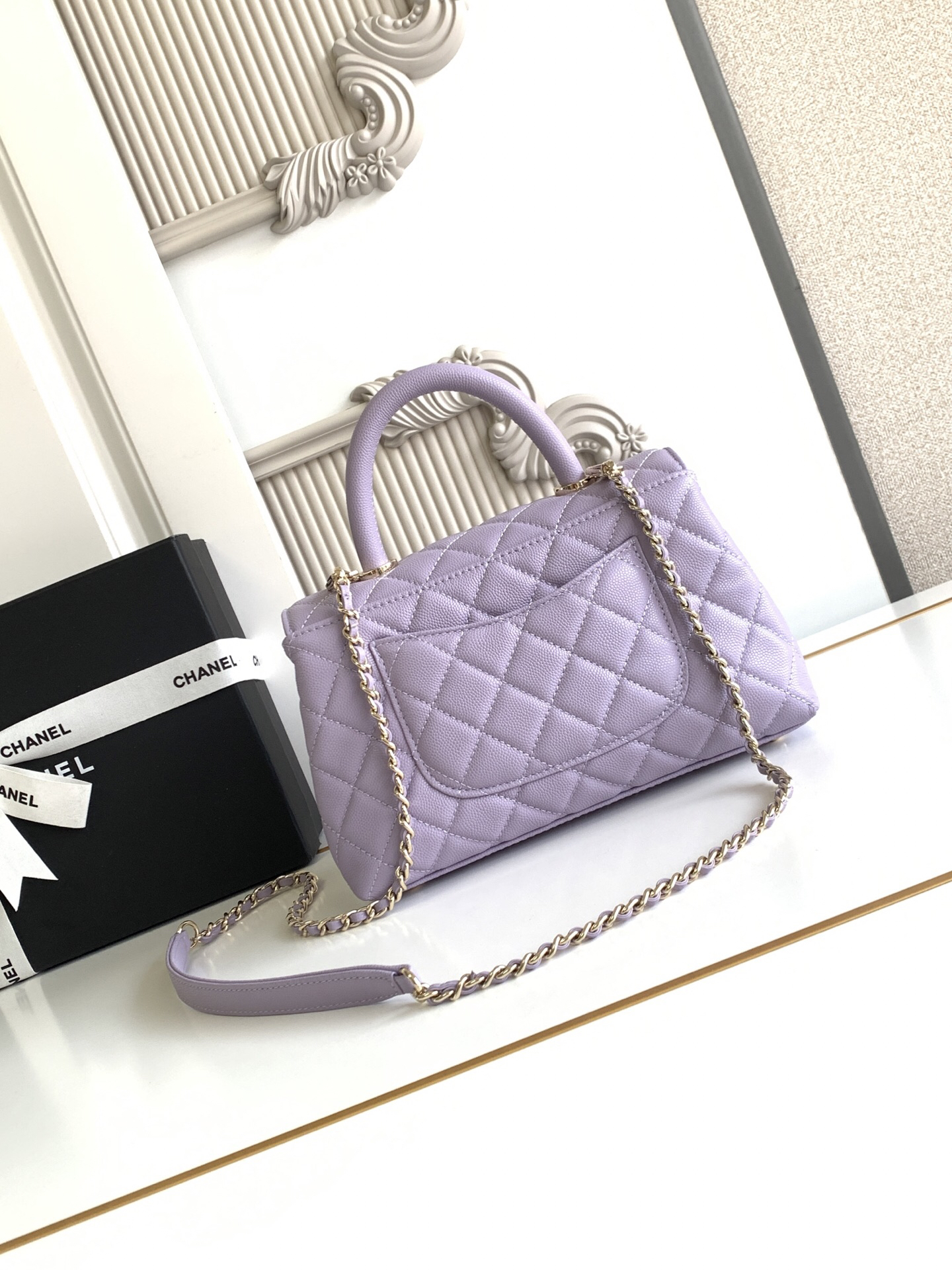 Chanel Coco Handle Top Handle Bag - Image 4