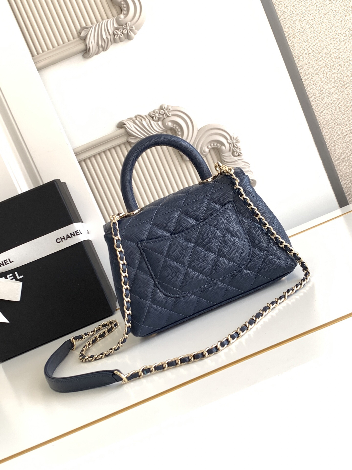 Chanel Coco Handle Mini Top-Handle Bag AS2215 - Image 4
