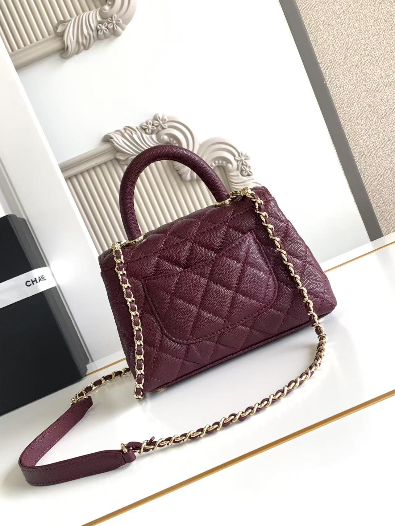 Chanel Coco Handle Mini Top-Handle Bag AS2215 - Image 4