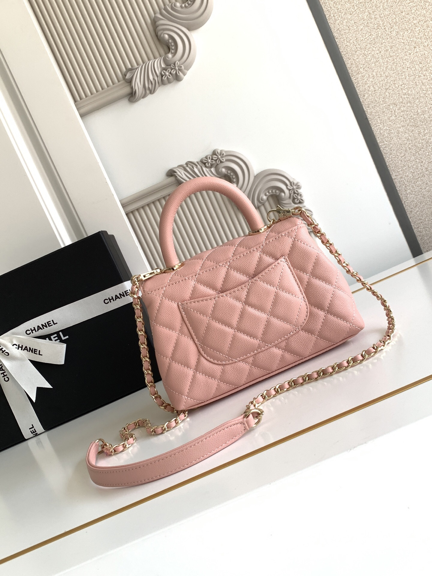 Chanel Coco Handle Mini Handbag AS2215 - Image 4
