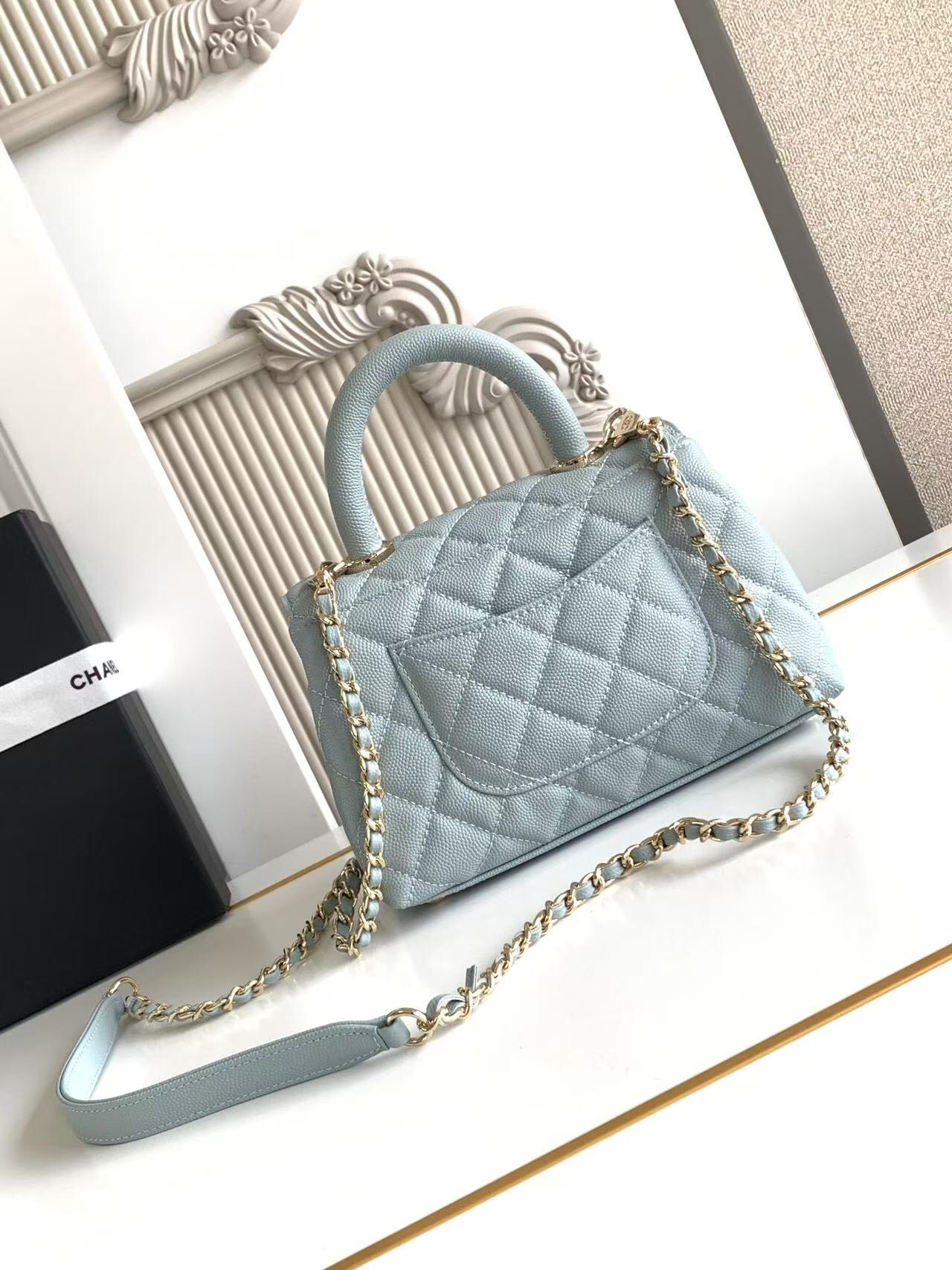 Chanel Coco Handle Mini Handbag AS2215 - Image 4