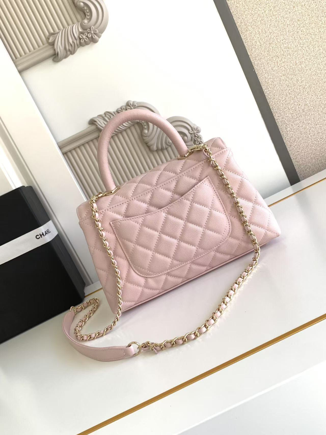 Chanel Coco Handle Top Handle Bag - Image 4