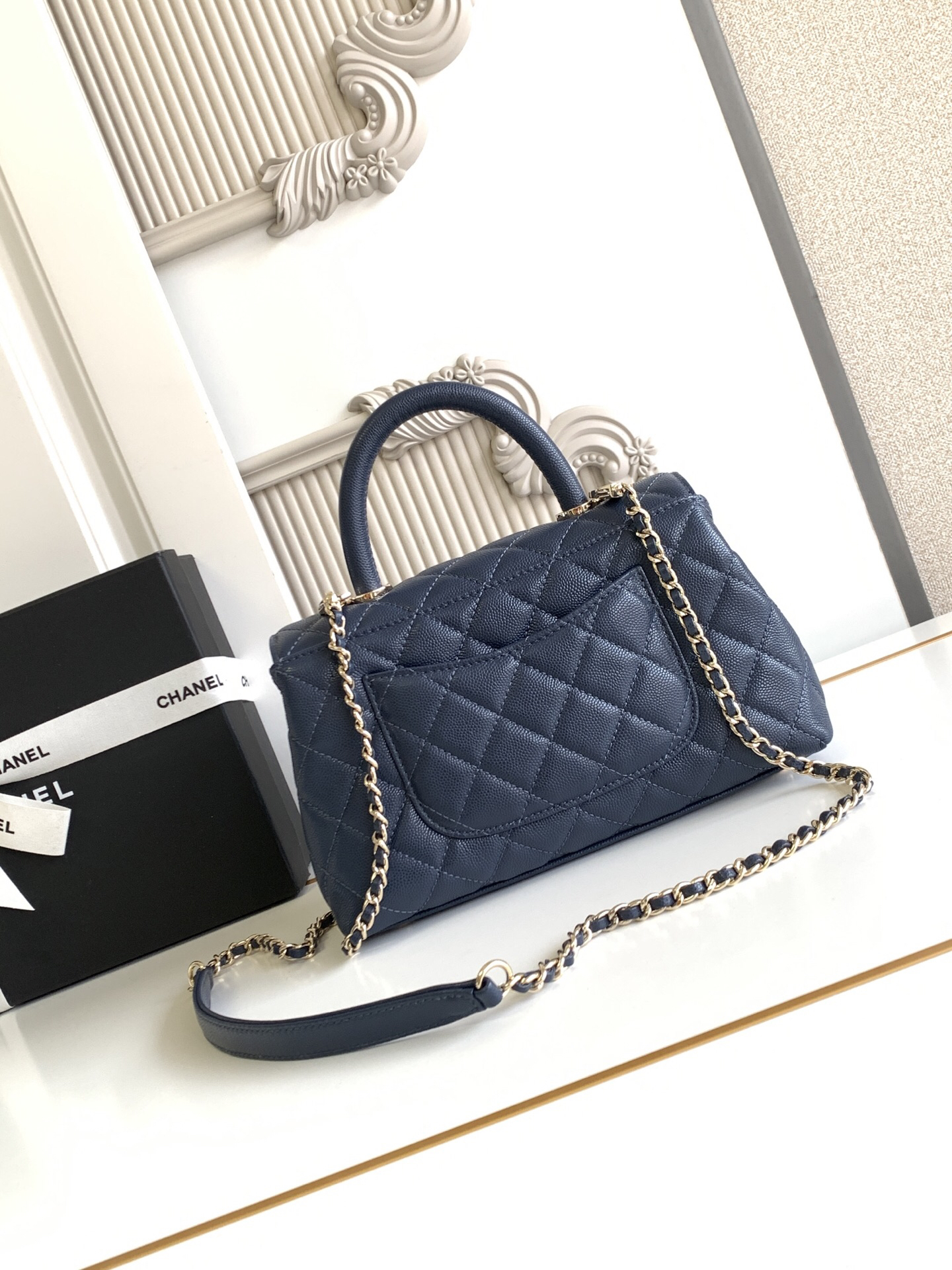 Chanel Coco Handle Flap Top Handle Bag - Image 4