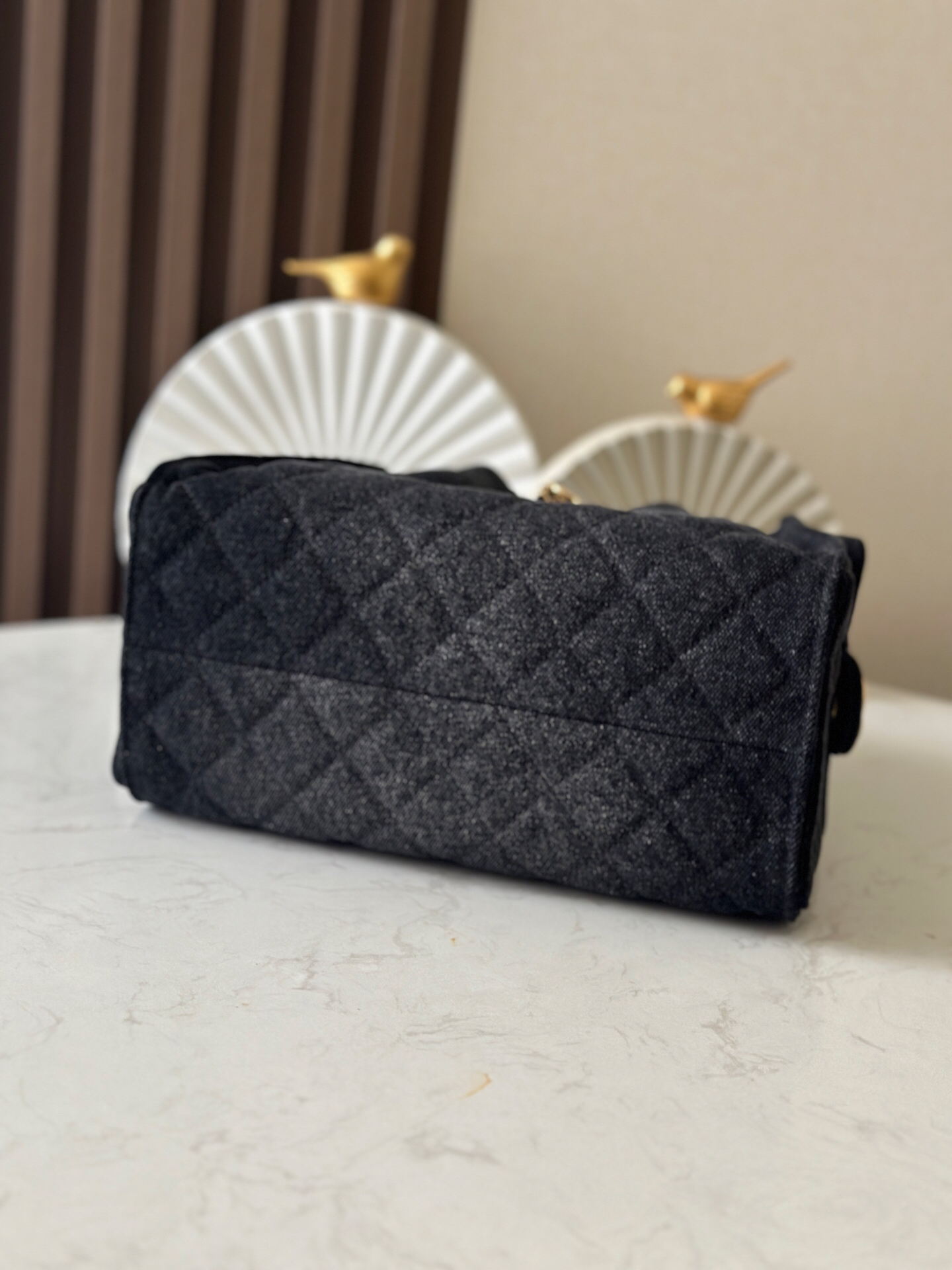 Chanel 25C Small Denim Hobo Bag - Image 4