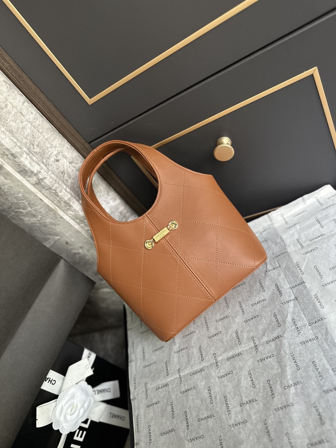 Chanel 26S Small Basket Hobo Bag - Image 4