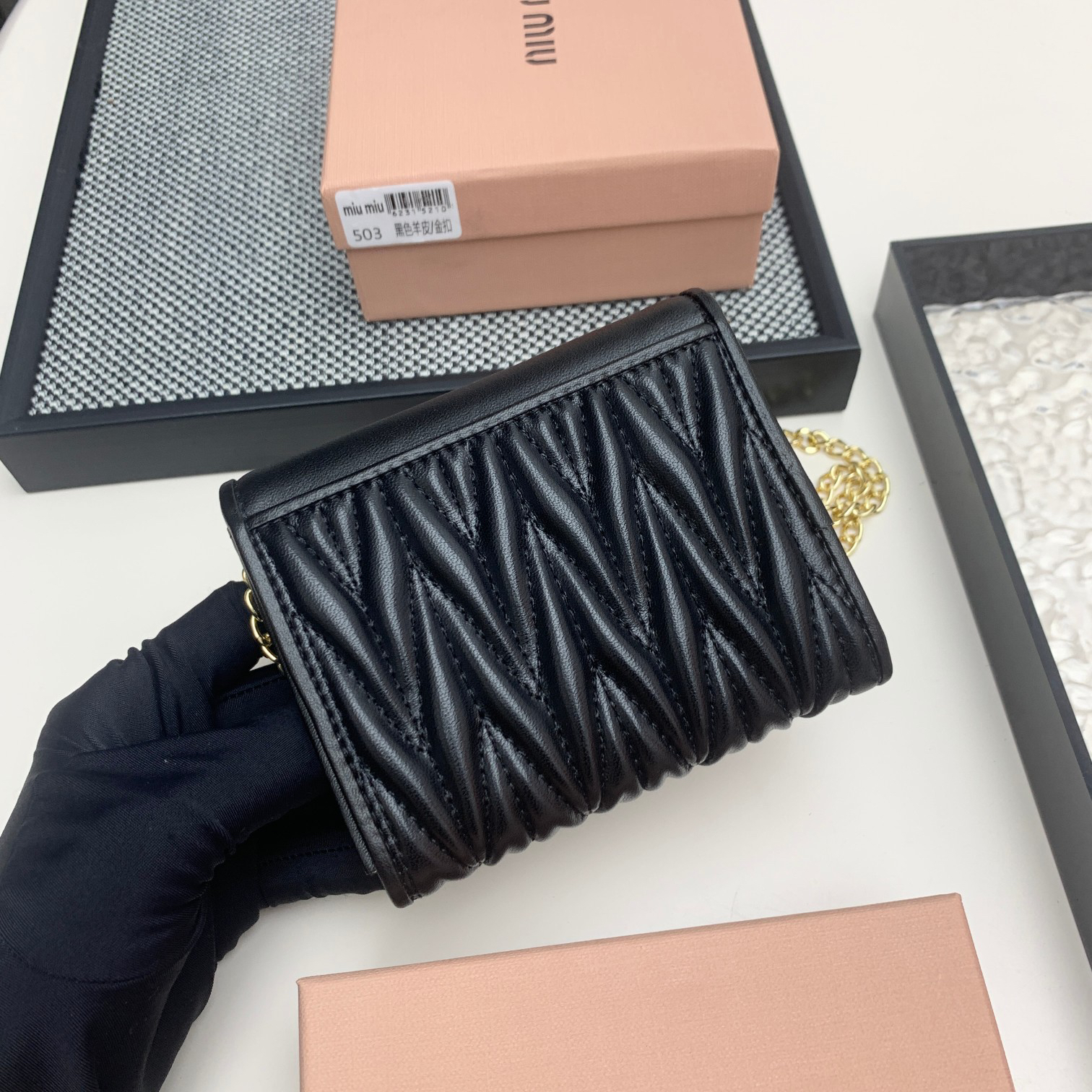 Miu Miu Leather Zip Coin Purse - Image 4