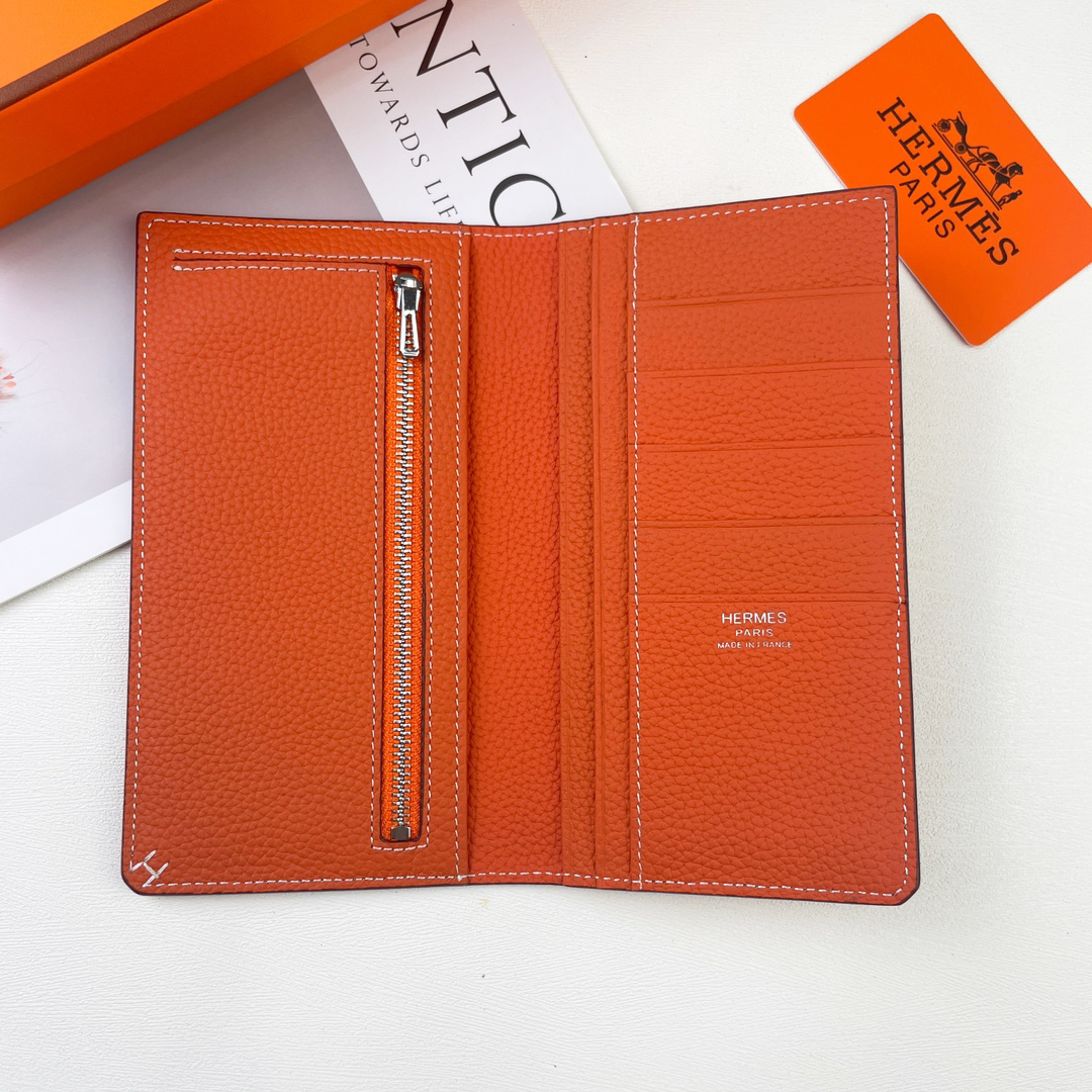 Hermès Evercolor Leather Long Wallet - Image 4