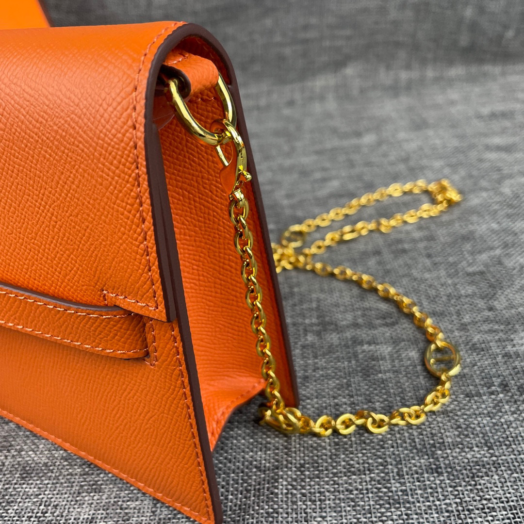 Hermès Kelly Palm-Grain Leather Crossbody Bag - Image 4