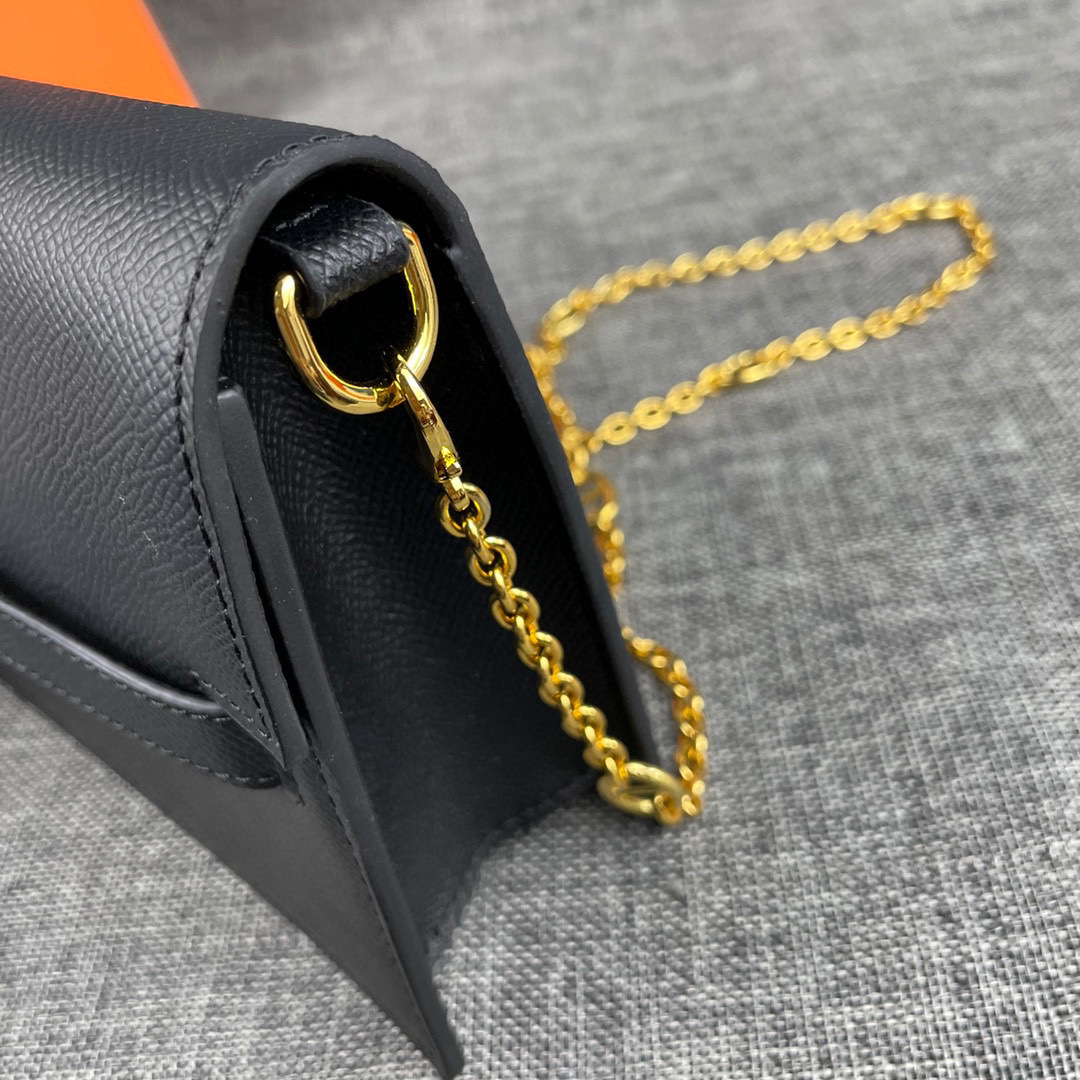 Hermès Kelly Palm-Print Leather Crossbody Bag - Image 4