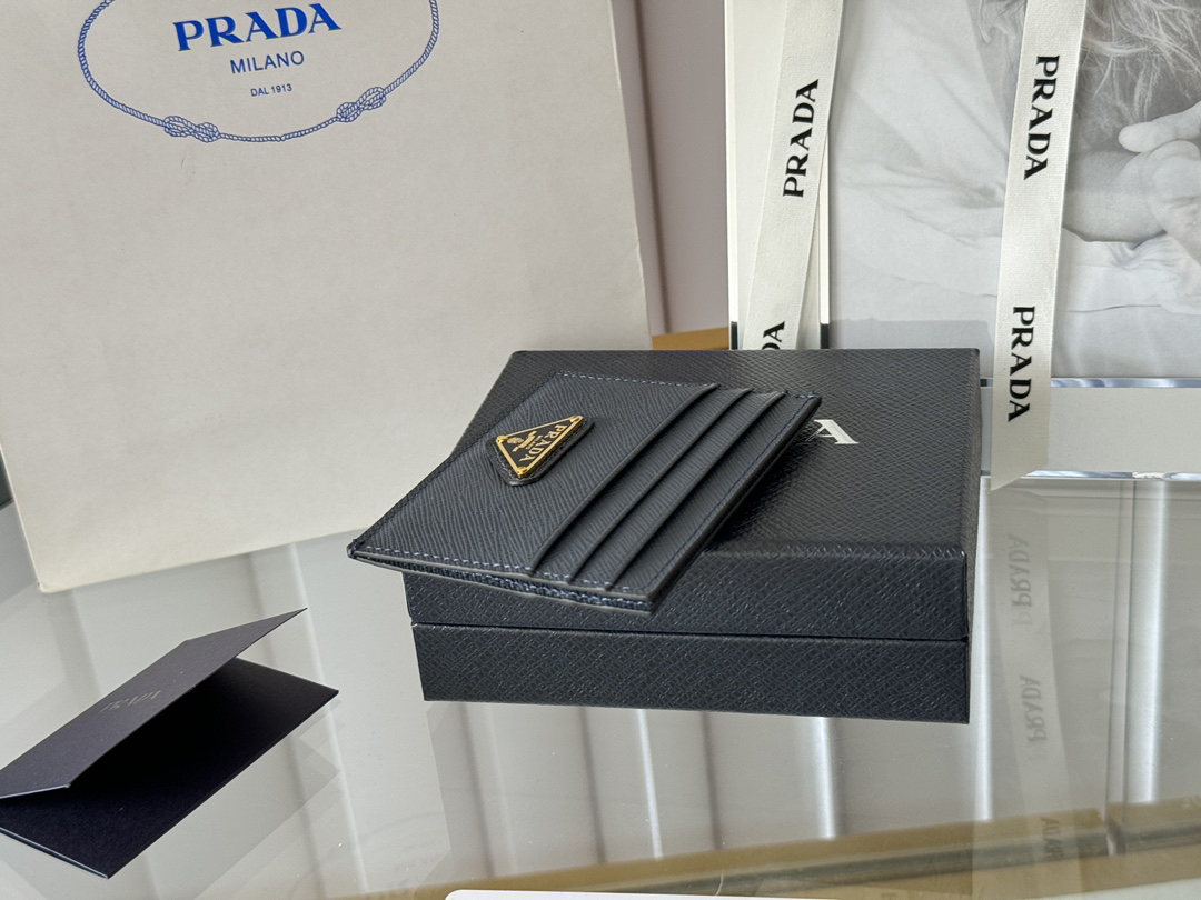 Prada Saffiano Leather Card Holder 2MC223 - Image 4