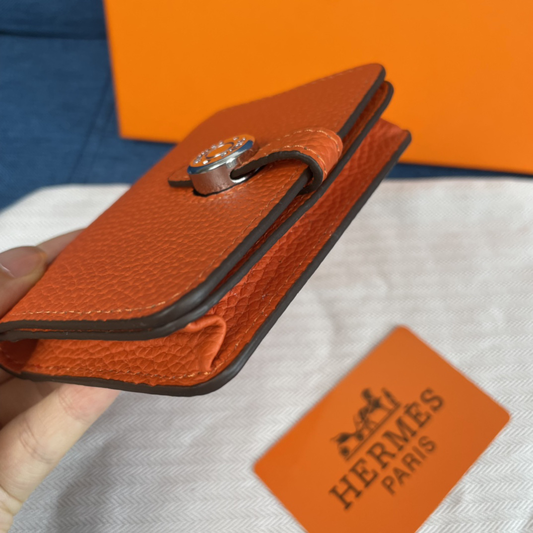 Hermès Togo Leather Card Holder - Image 4