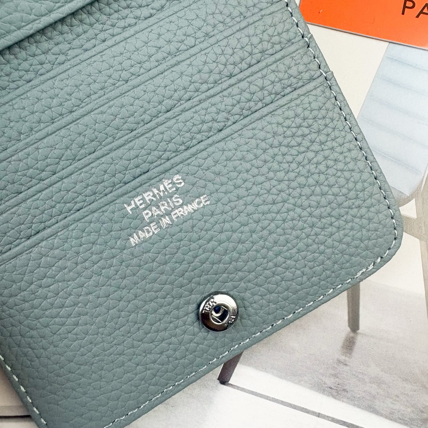 Hermès Silk'in Togo Calfskin Wallet, Women's Model 6516 - Image 4